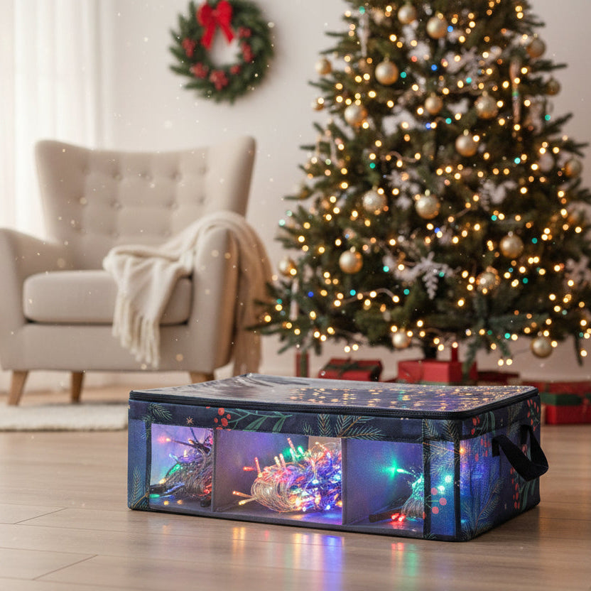christmas decoration storage boxes for baubles