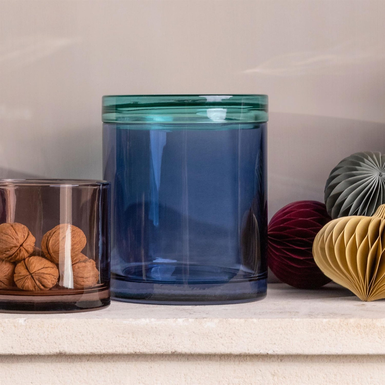 Large Lidded Glass Storage Jar - Not A Boring Box APFE