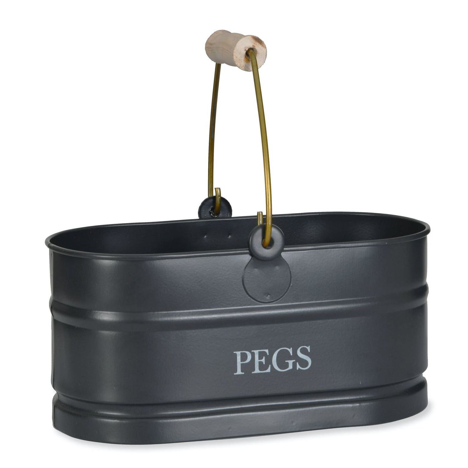 Traditional Metal Peg Bucket - Not A Boring Box