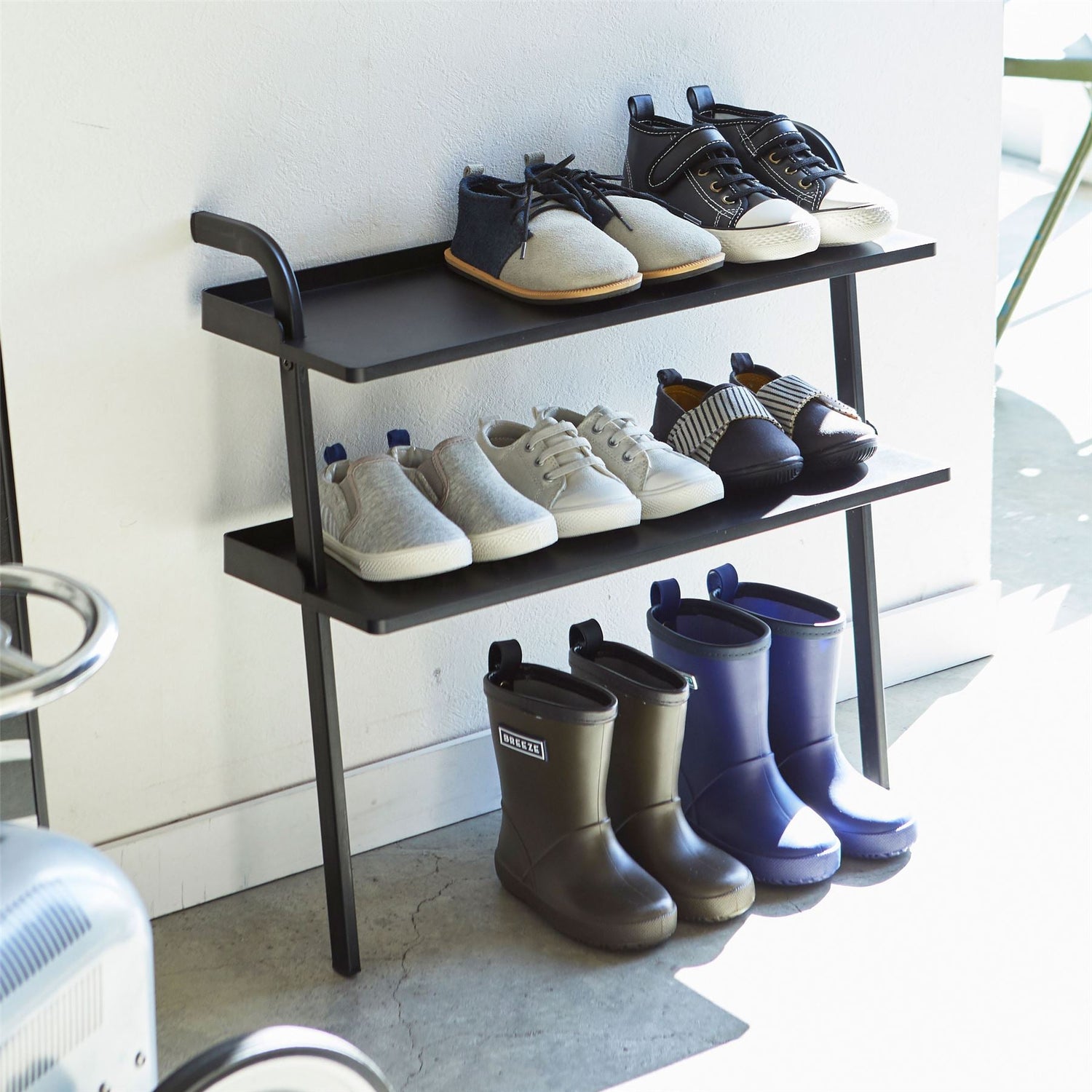 Kid's Leaning Shoe Rack - Not A Boring Box APFE