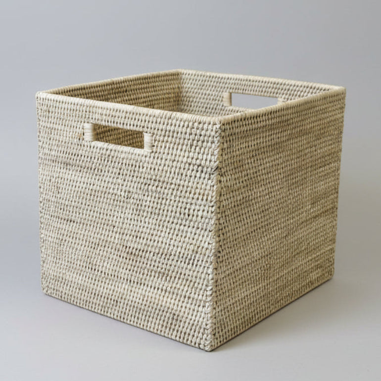 Rattan Weave Storage Cube