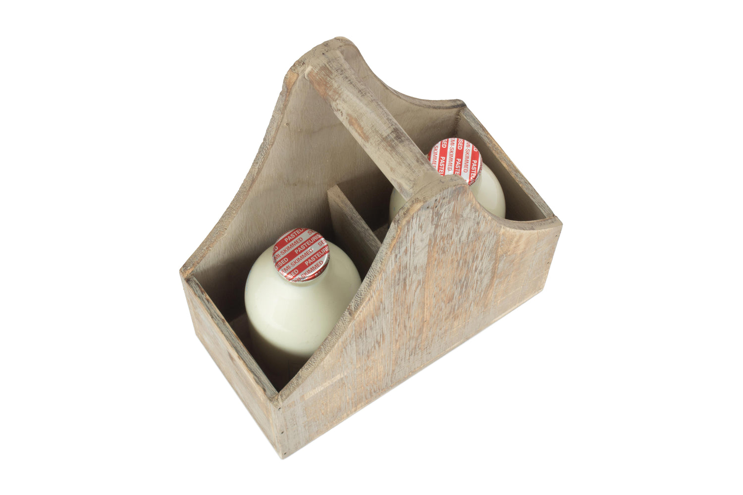 Wooden 2-Bottle Carrier