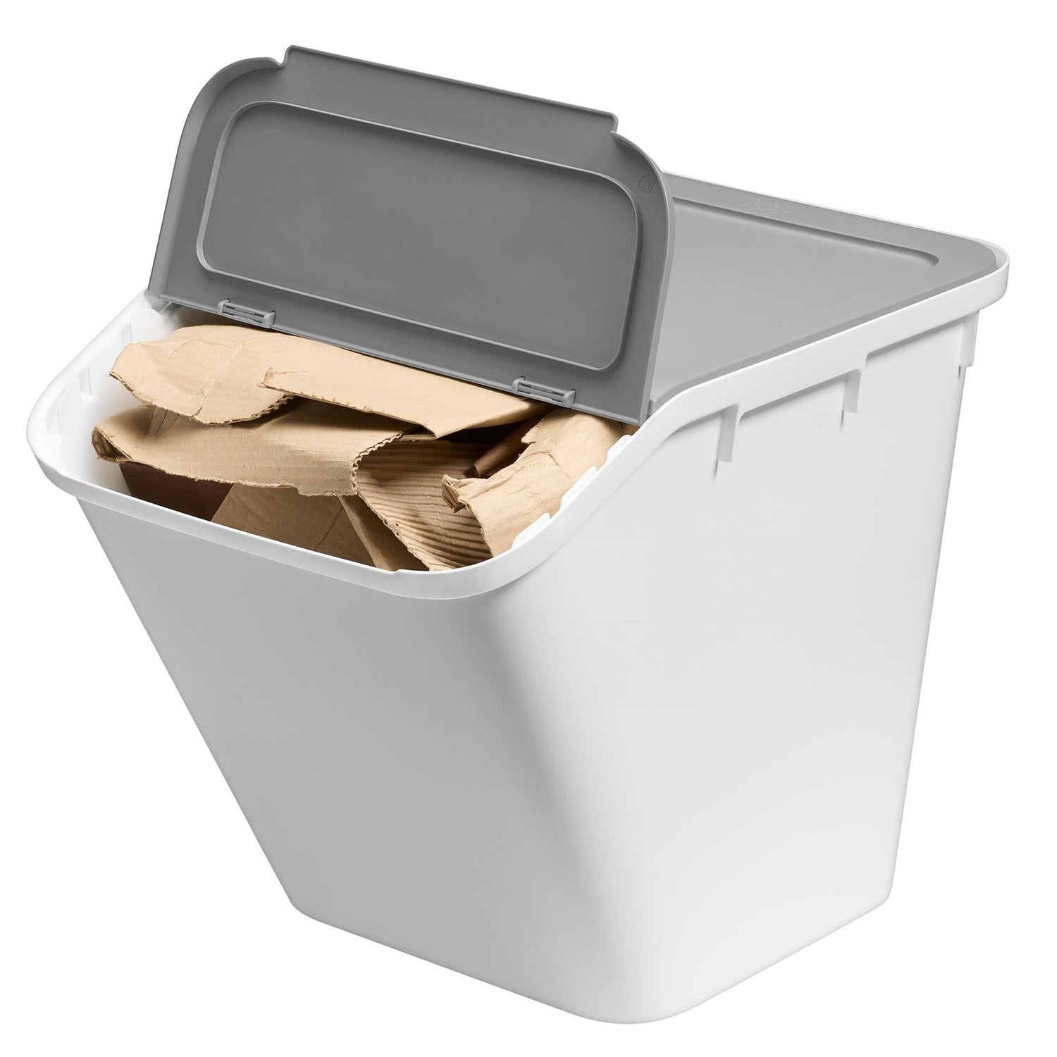 Smartstore Collect Stacking Lidded Recycle Bin - Large - Not A Boring Box
