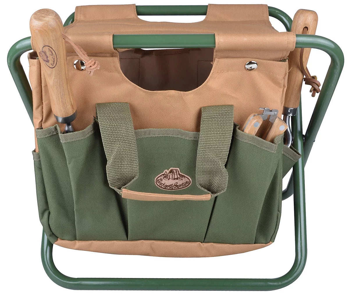 Folding Garden Tool Store & Stool