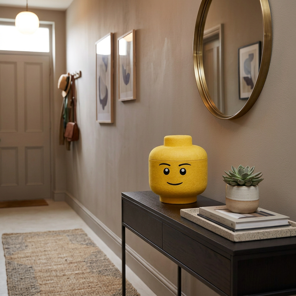Felt Finish LEGO Storage Head | Limited Stock