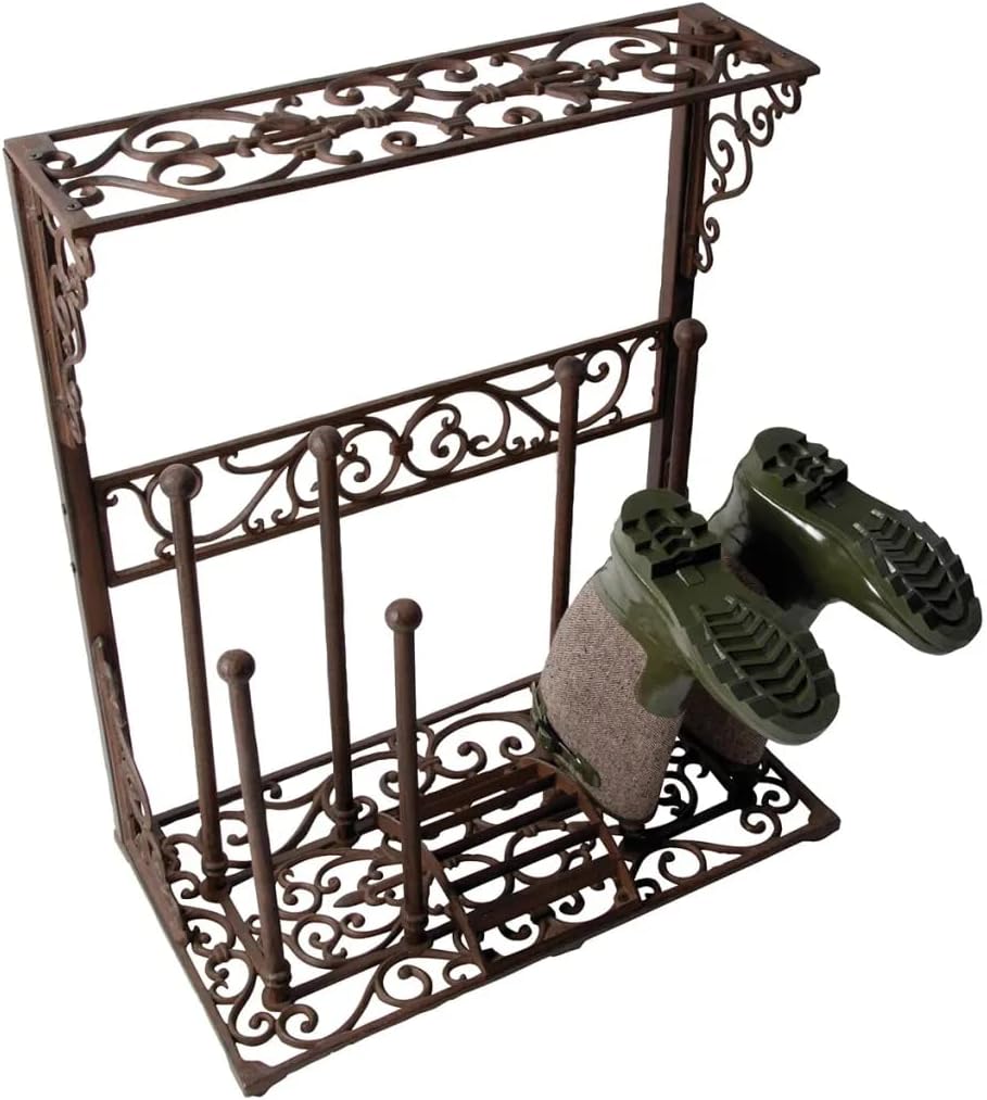 Wellington Boot Rack - Wrought Iron