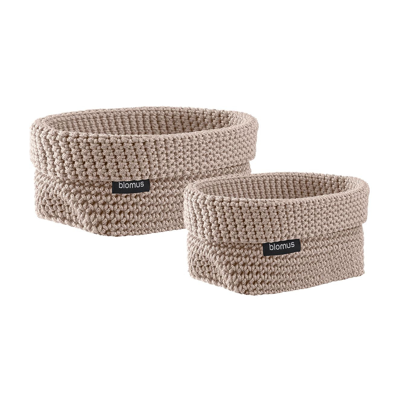 Crochet Storage Baskets - Set Of 2 - Not A Boring Box