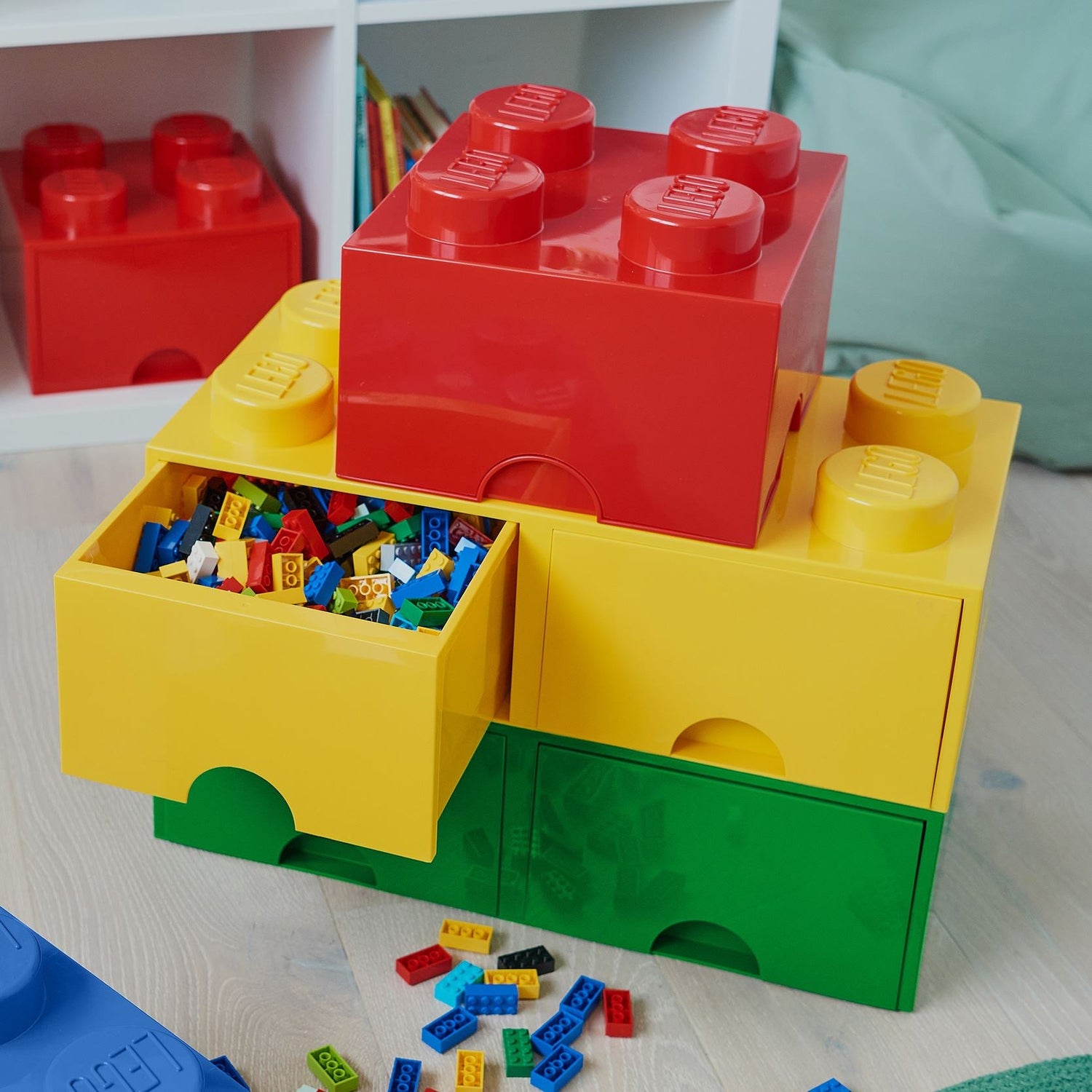 Giant Lego Storage Blocks - One Brick And Two Drawer Bundle