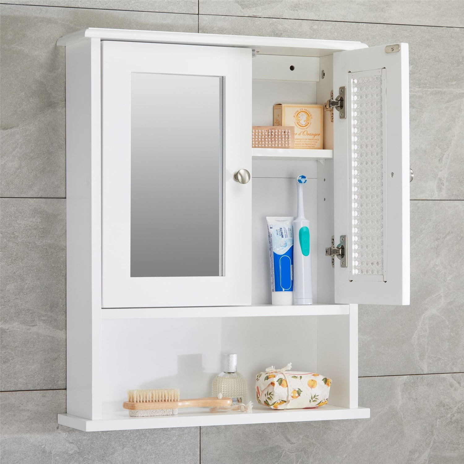 Wall Mounted Bathroom Cabinet - Rafia - Not A Boring Box