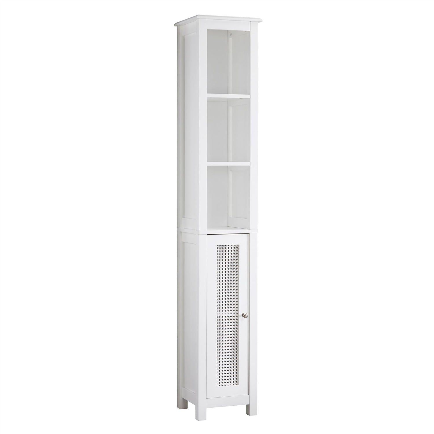 Bathroom Tallboy Storage Unit - Rafia - Not A Boring Box