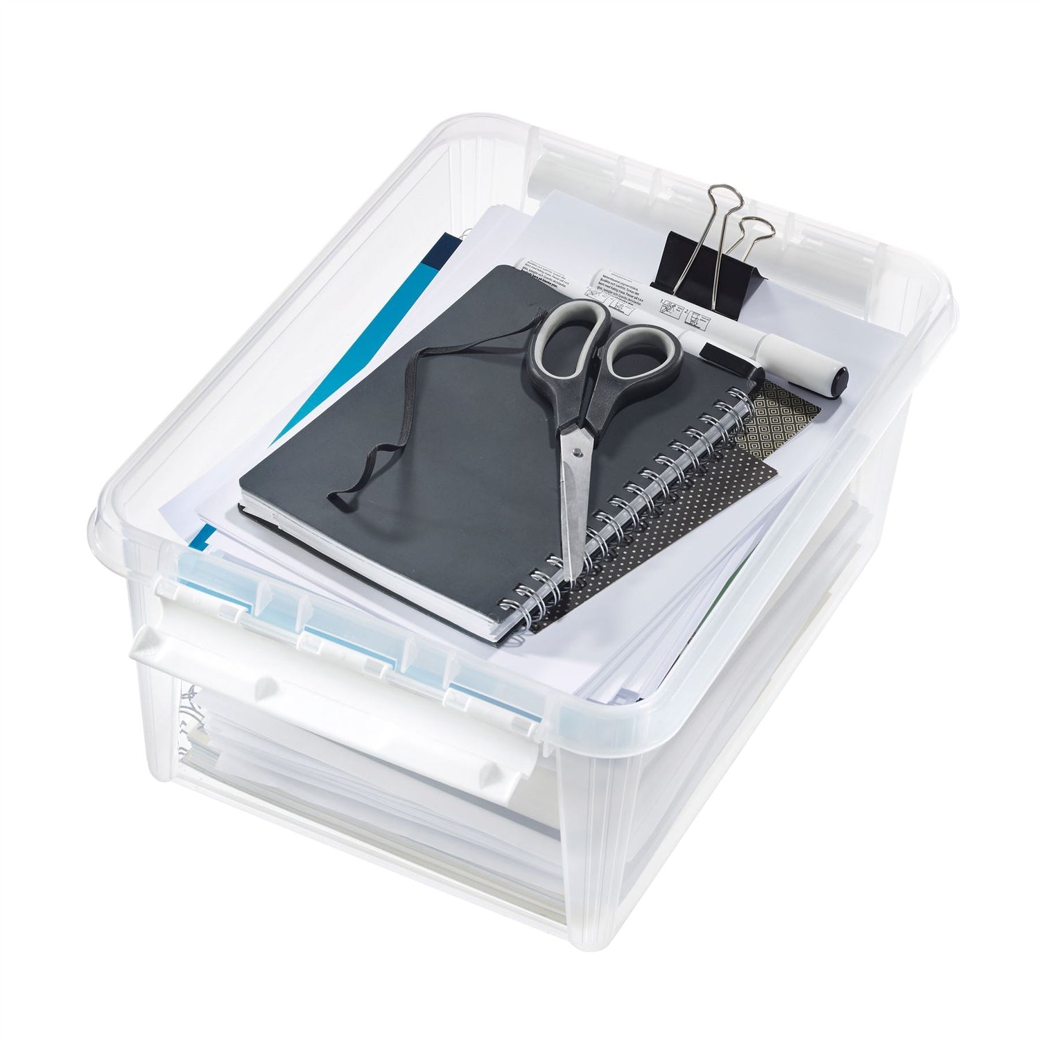 Smartstore Classic 14L Clear Plastic Storage Boxes – Set Of 5 With Lids - Not A Boring Box