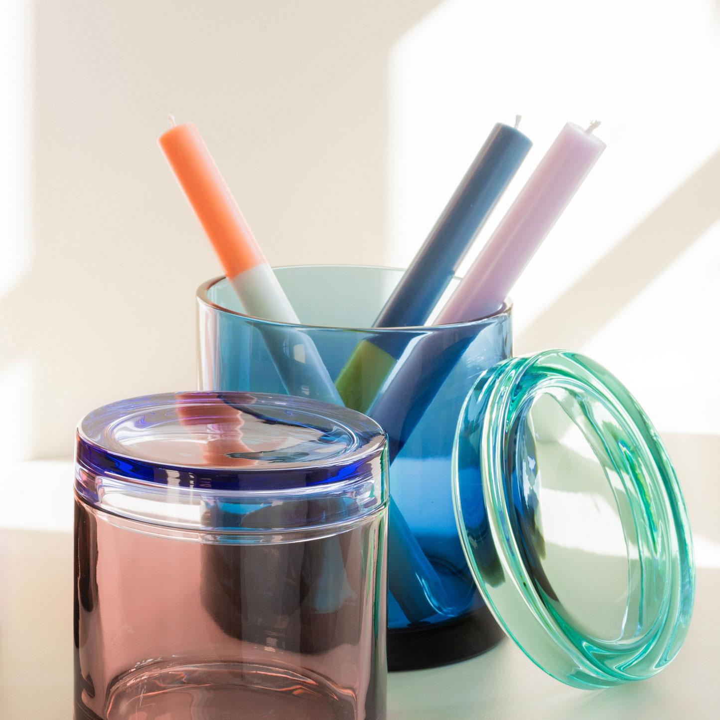 Large Lidded Glass Storage Jar - Not A Boring Box APFE