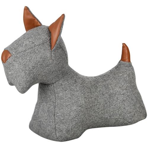 Felt & Faux Leather Doggy Doorstop - Not A Boring Box