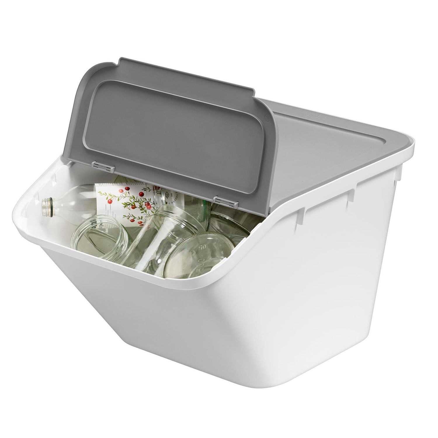 Smartstore Collect Stacking Lidded 37L Recycle Bin - Medium - Not A Boring Box