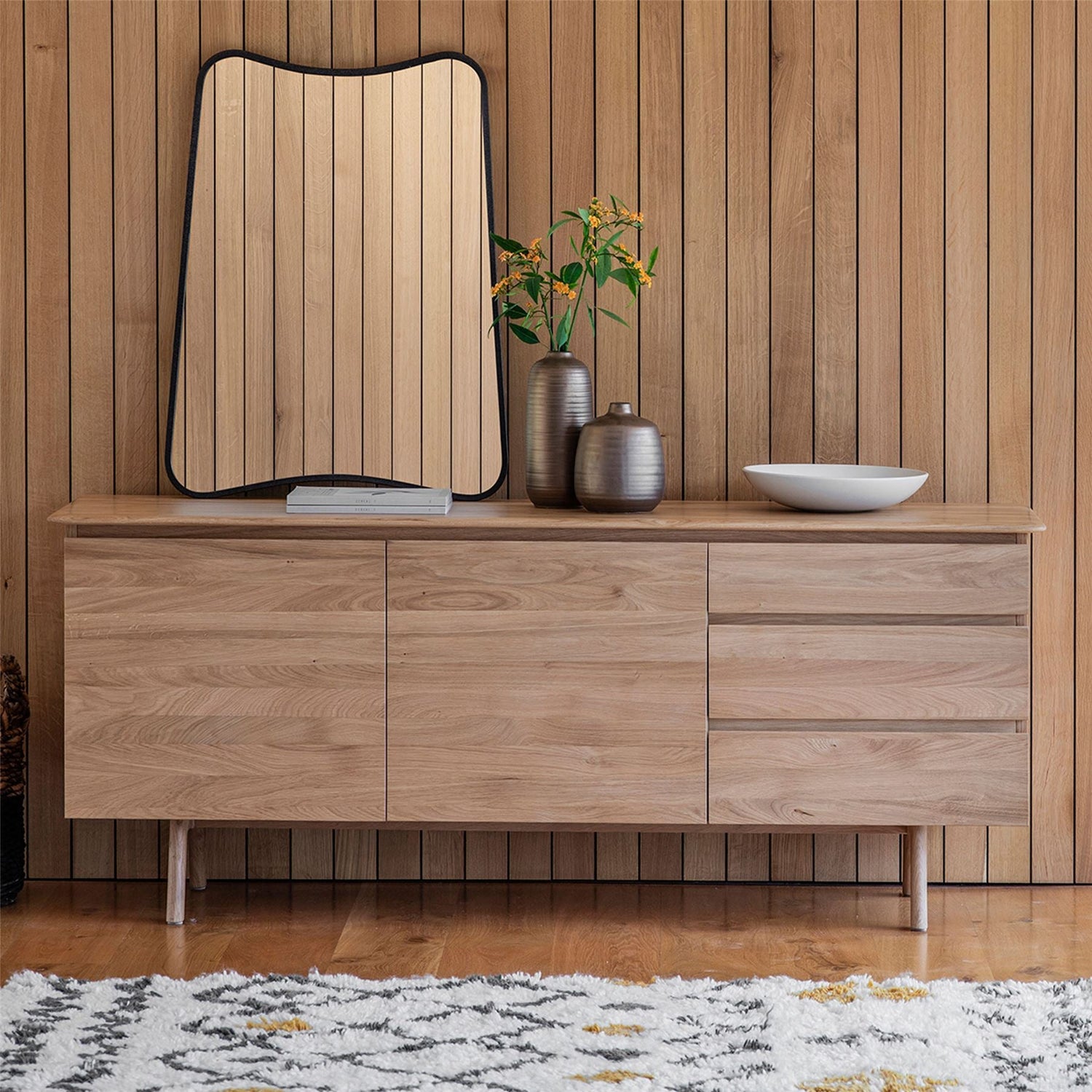 2 Door 3 Drawer Sideboard - Valencia - Not A Boring Box