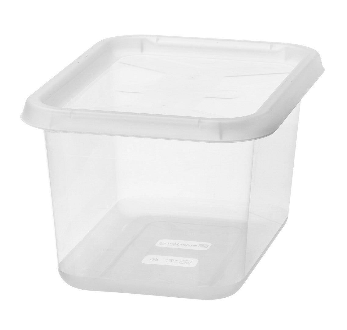 Small Plastic Lidded Storage Box - 11 Litre