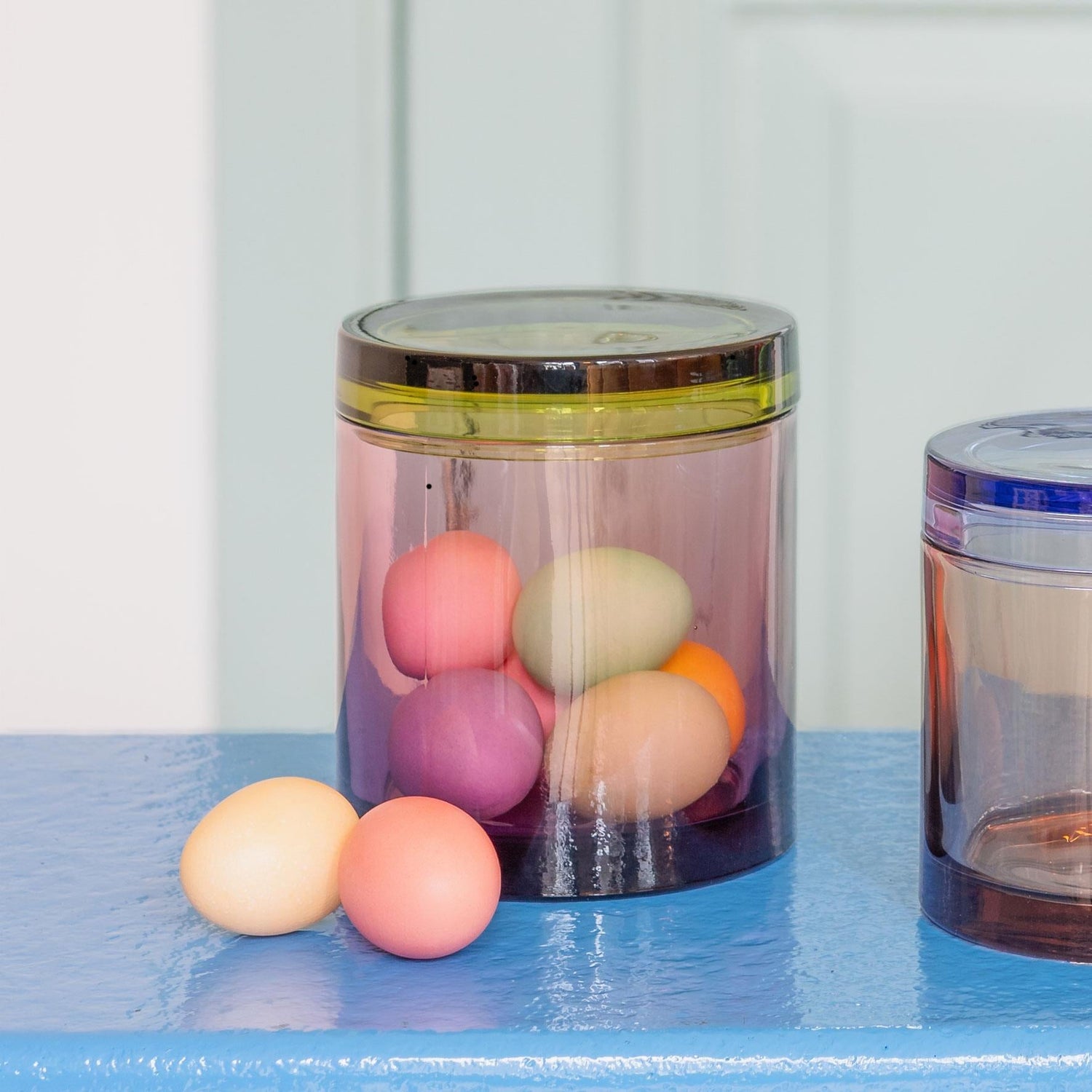 Medium Lidded Glass Storage Jar