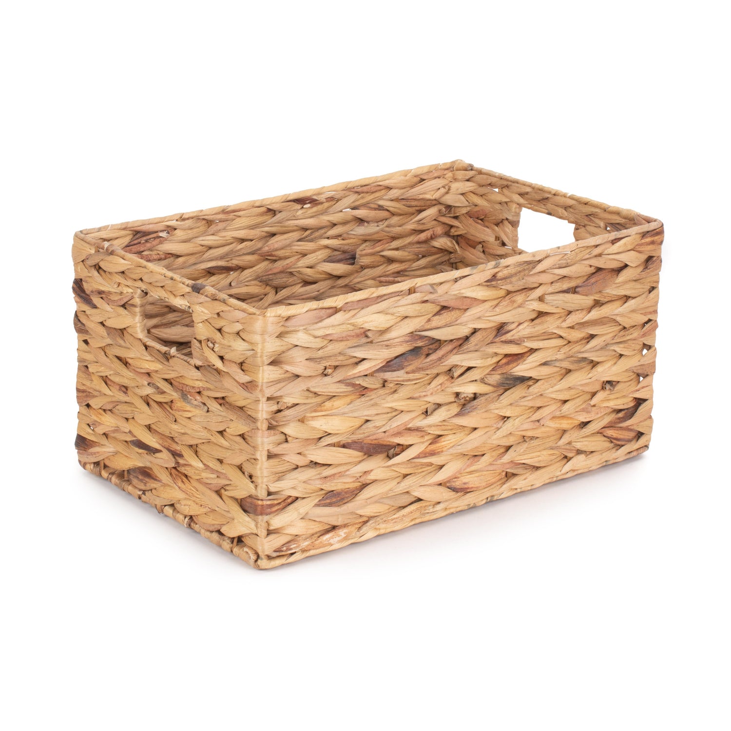 Rectangular Water Hyacinth Basket- Medium