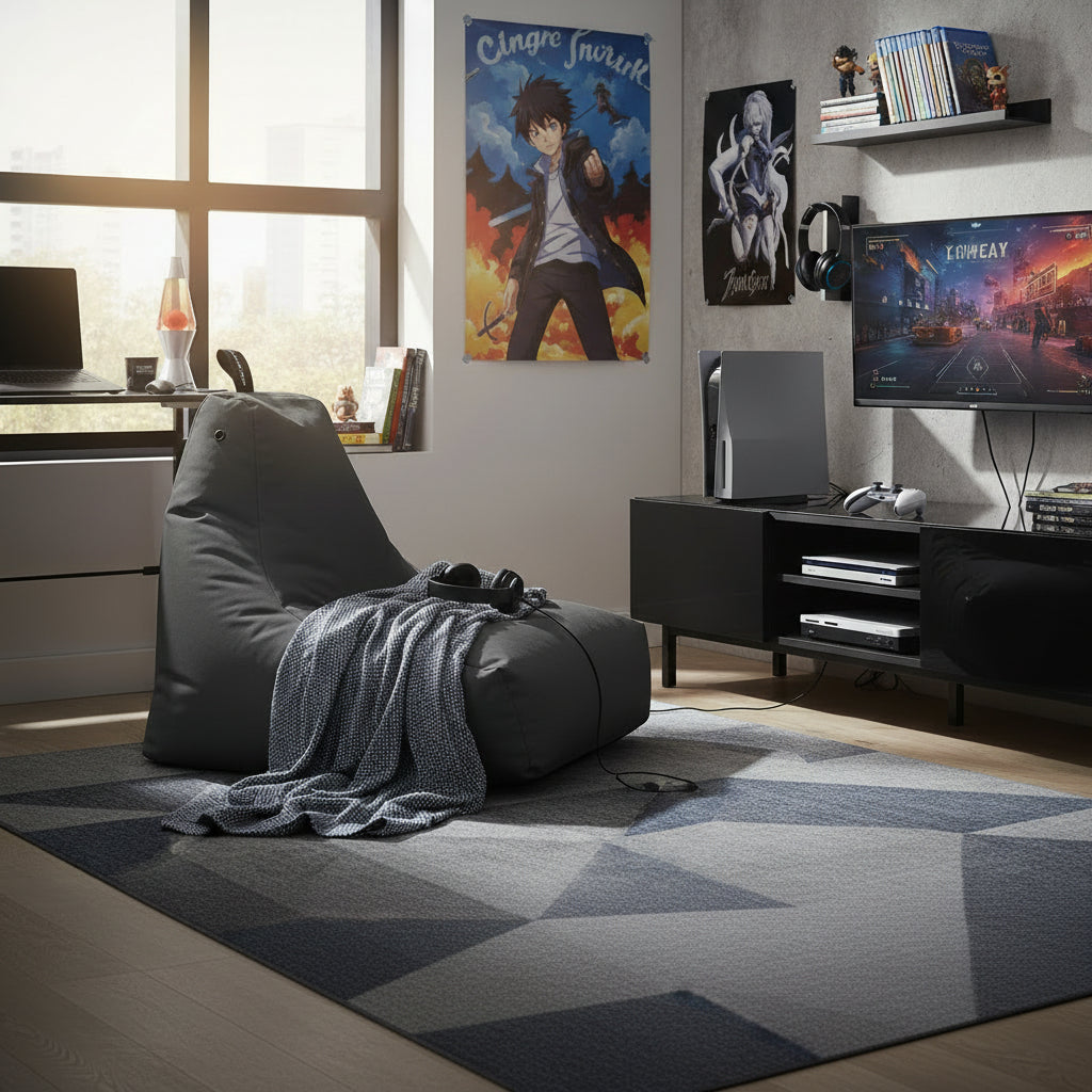 Mini-B Kids Beanbag Chair - Outdoor - Not A Boring Box