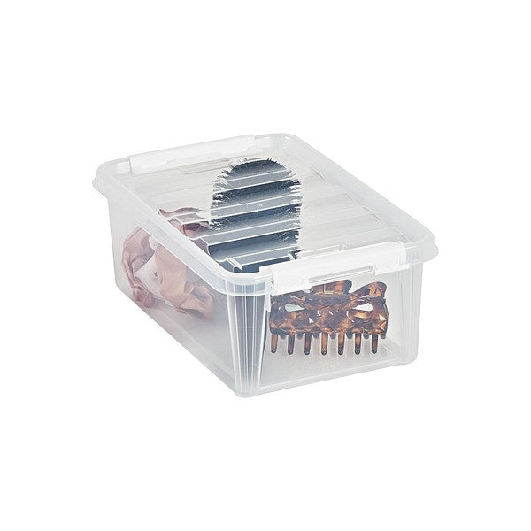 Smartstore Classic 14L Clear Plastic Storage Boxes – Set Of 5 With Lids - Not A Boring Box