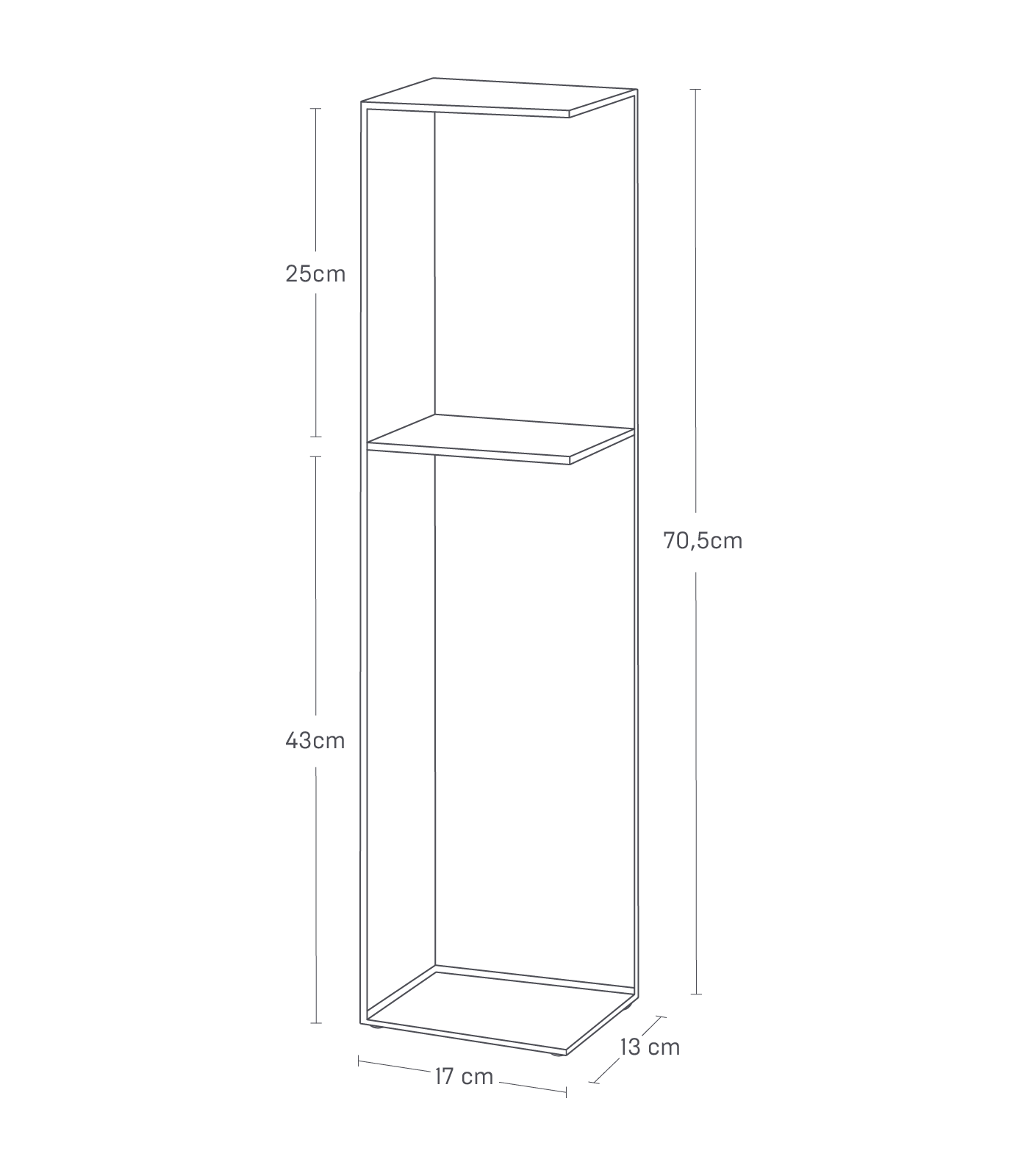 Slimline Bathroom Storage Unit - Tower - Not A Boring Box