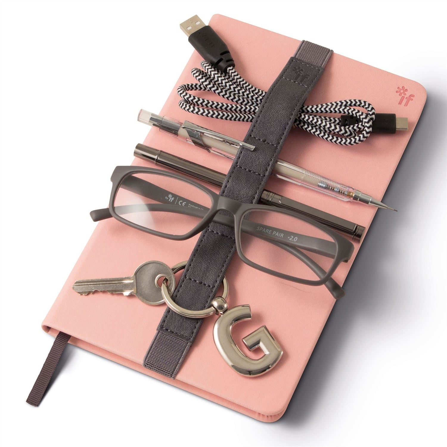 Notebook Stationery Organiser Belt - Not A Boring Box