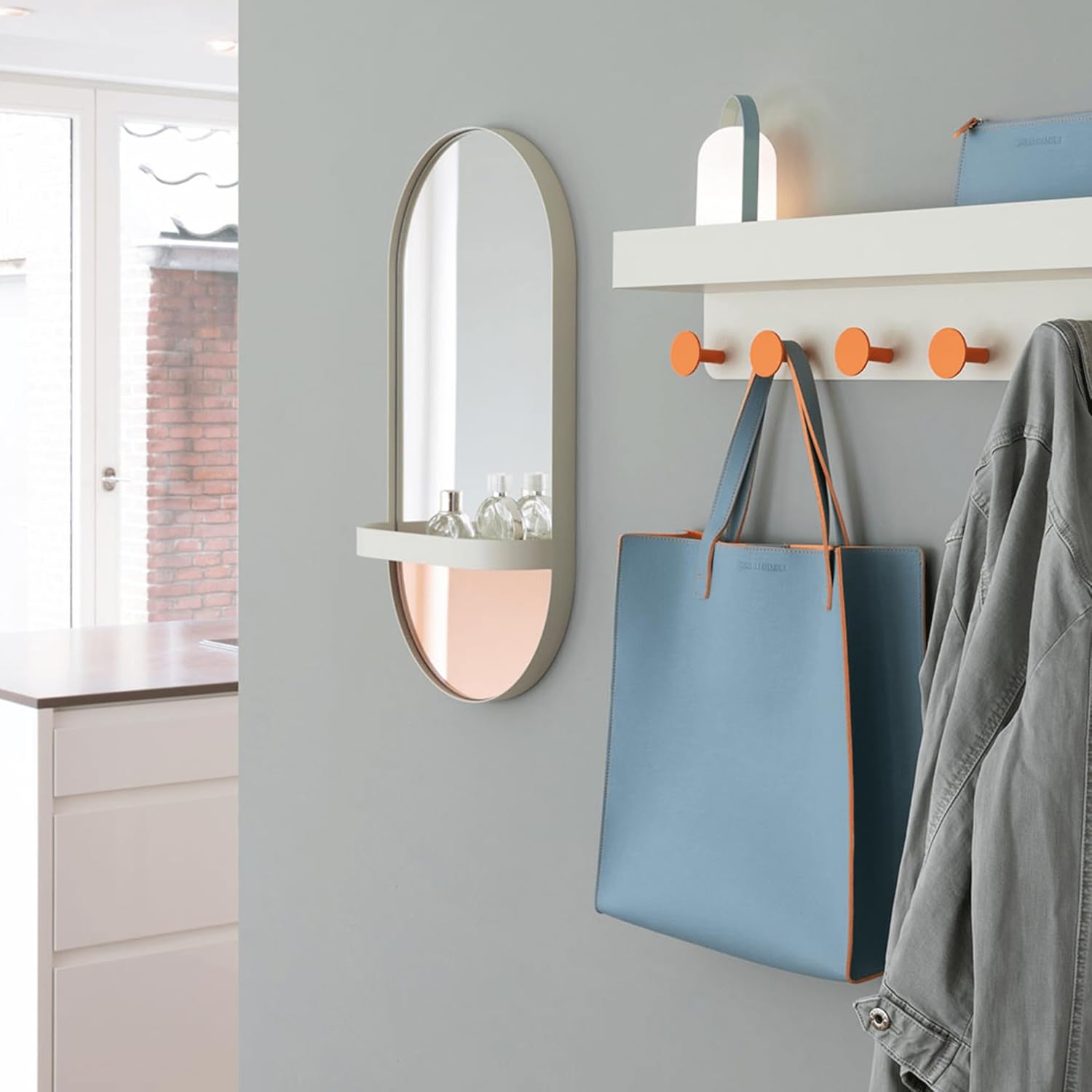 Mirror with Storage Tray - Not A Boring Box