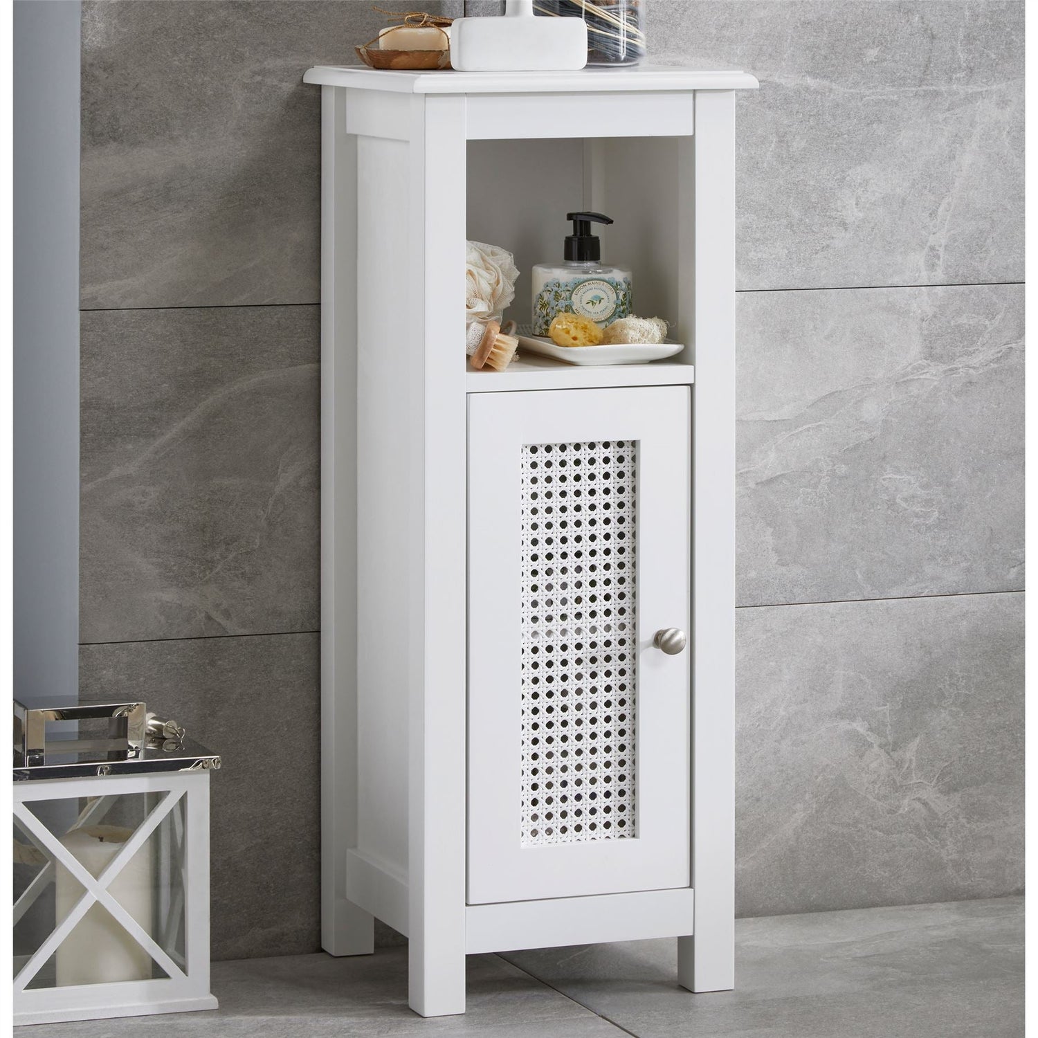 Bathroom Storage Cabinet - Rafia - Not A Boring Box