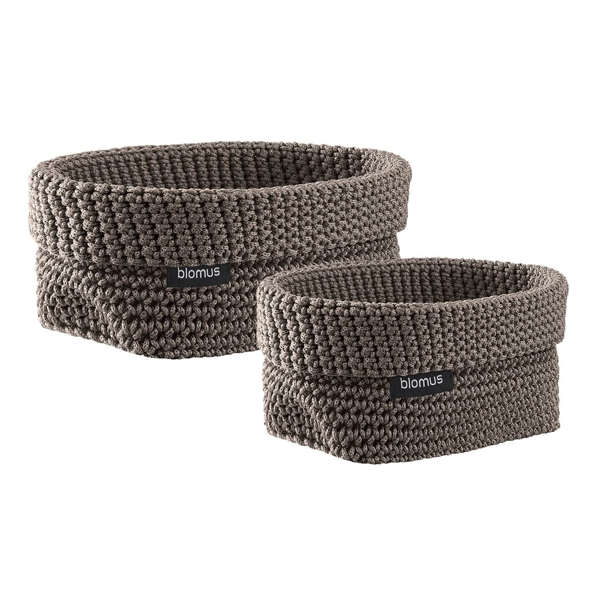 Crochet Storage Baskets - Set Of 2 - Not A Boring Box