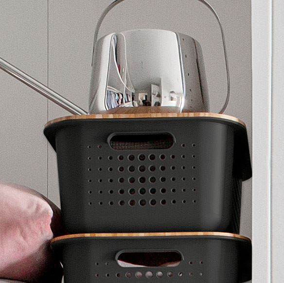 Grey SmartStore Basket - Medium - Not A Boring Box APFE