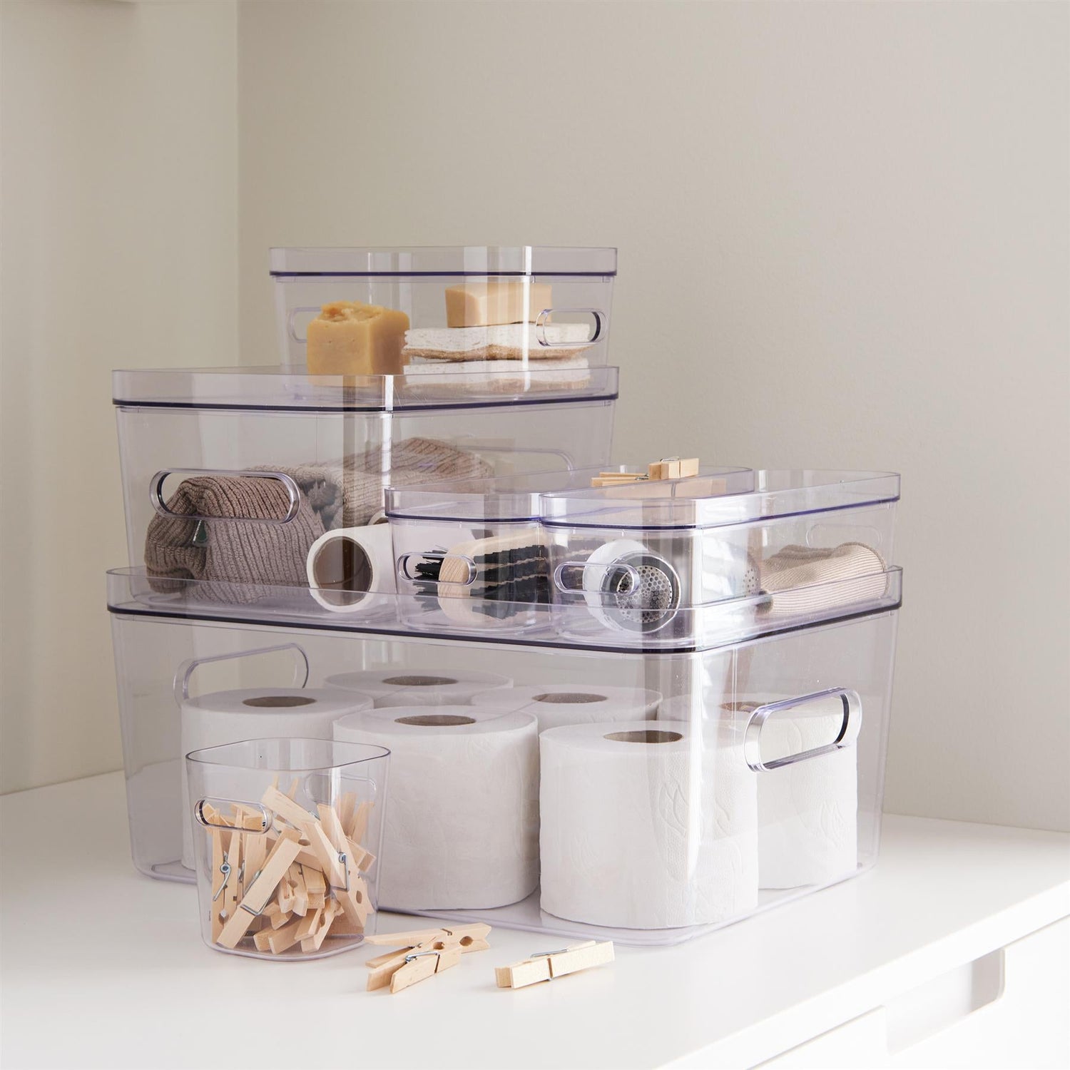 Stacking Lidded Fridge Storage Box - Large - Not A Boring Box APFE