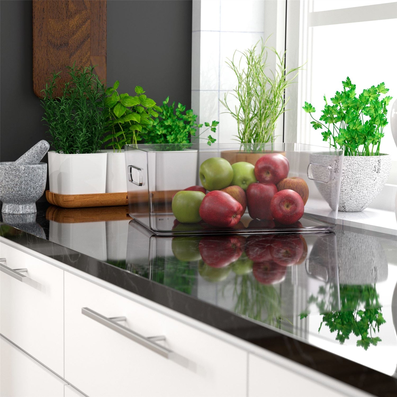 Stacking Lidded Fridge Storage Box - Large - Not A Boring Box APFE