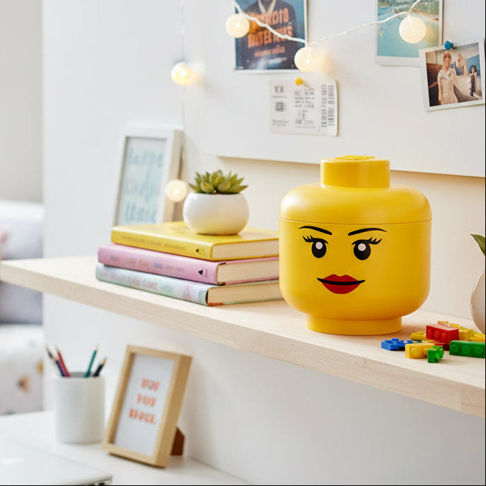 Giant Lego Storage Head - Female