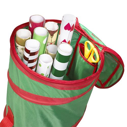 Pop-Up Gift Wrap Storage Bag