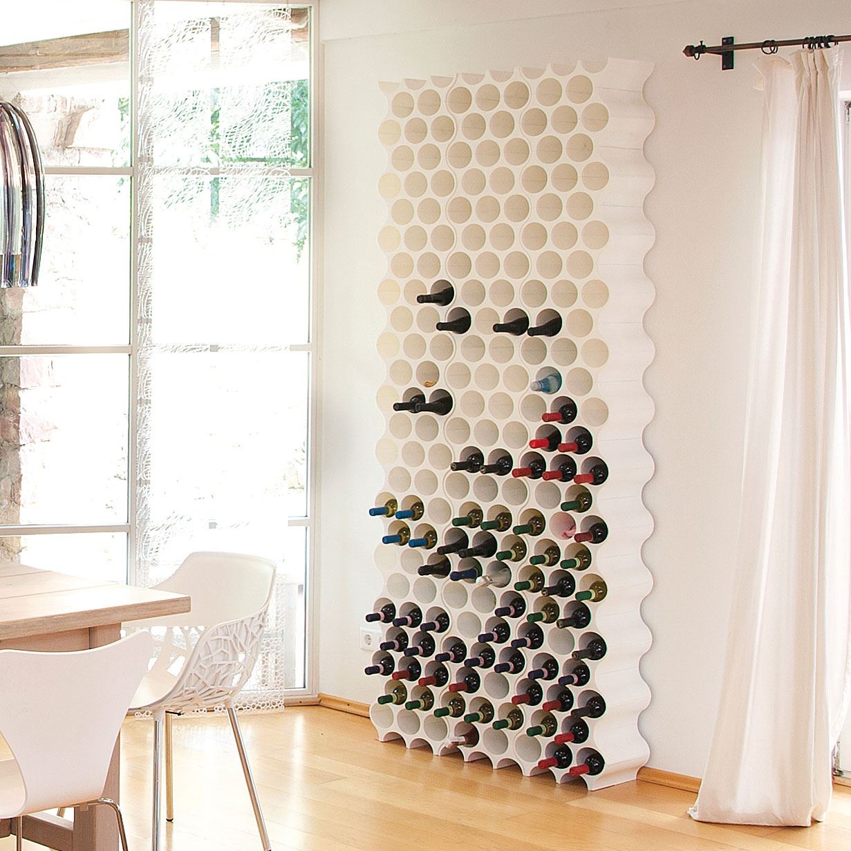 Honeycomb Wine Bottle Rack - Not A Boring Box