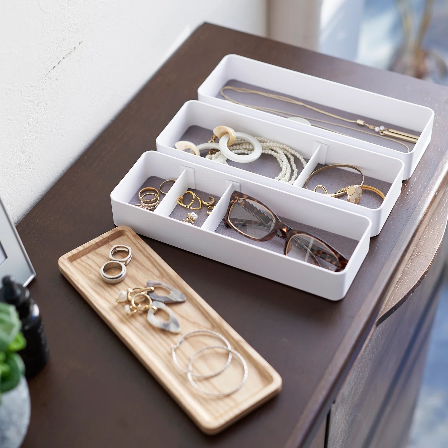 3 Tier Stacking Jewellery Box