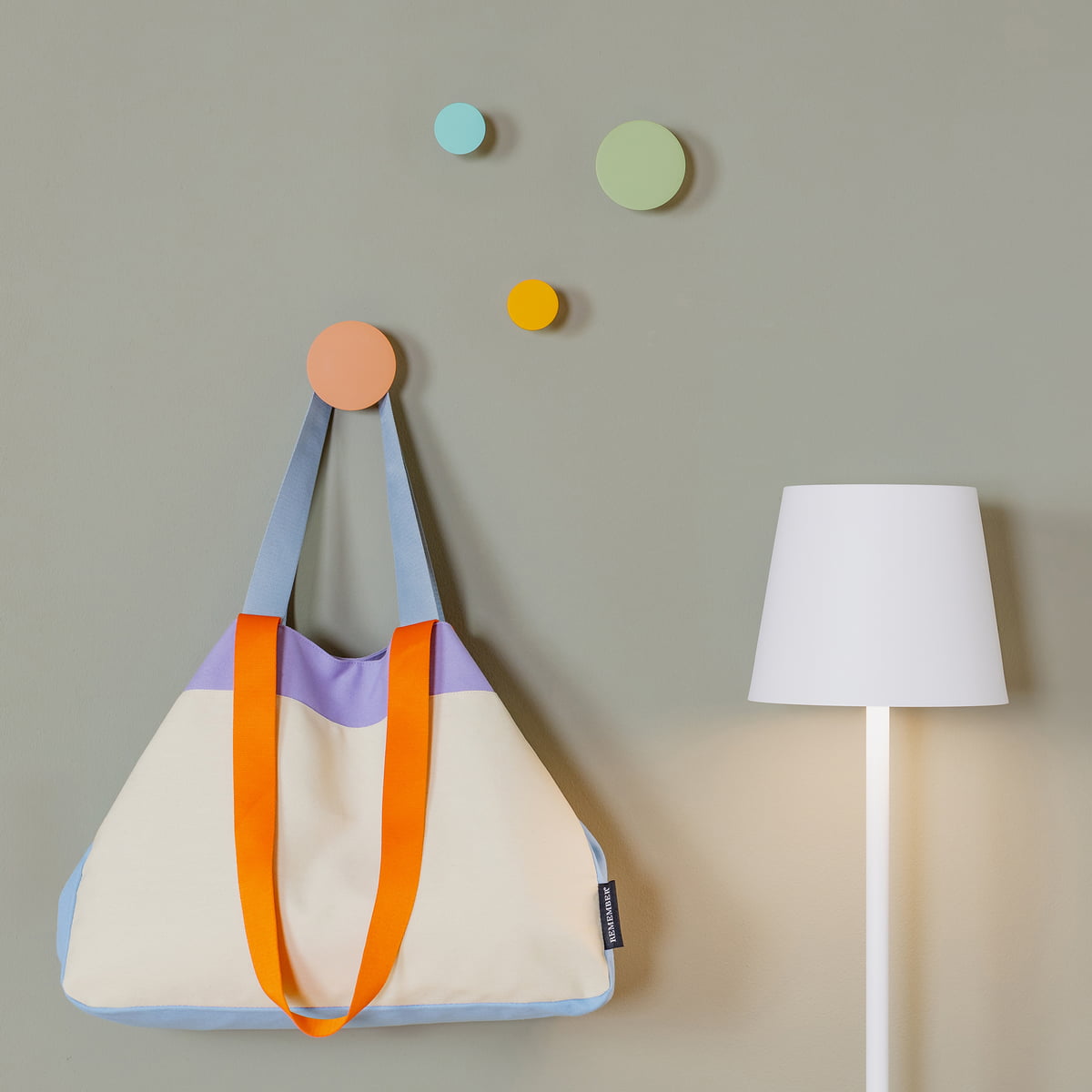 Set of 4 Round Wall Hooks - Not A Boring Box