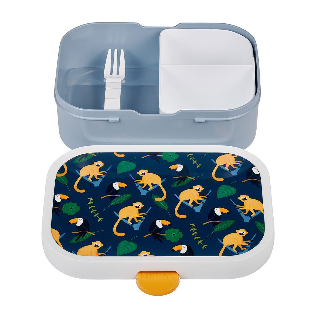 Lunch Box with Bento Tray and Fork - Not A Boring Box