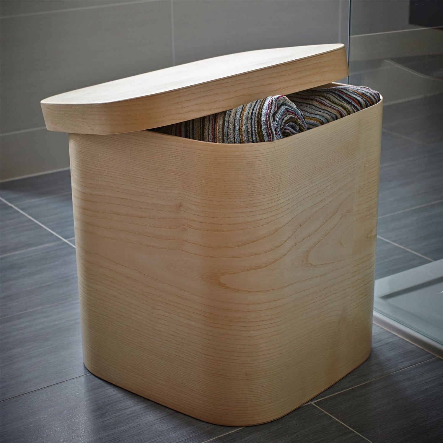 Steamed Wood Storage Box - Large