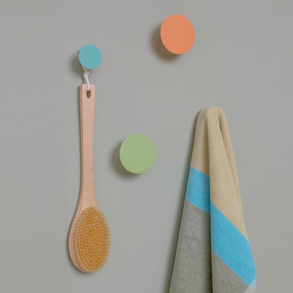 Set of 4 Round Wall Hooks - Not A Boring Box