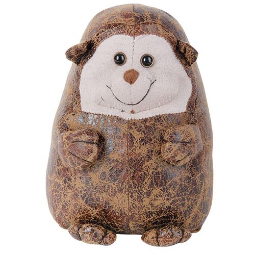 Aged Faux Leather Animal Door Stop - Not A Boring Box