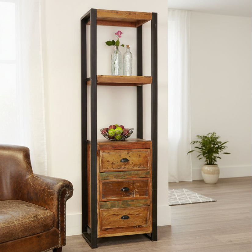 Alcove Bookcase With Drawers - Urban Chic