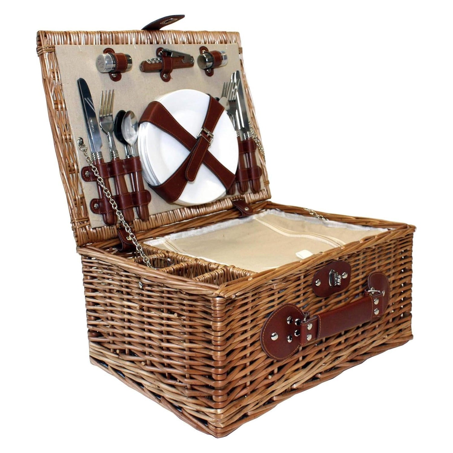 4 Person Picnic Hamper - Willow