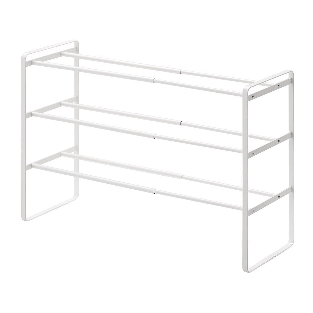 3 - Tier Extending and Stacking Shoe Rack - Not A Boring Box APFE