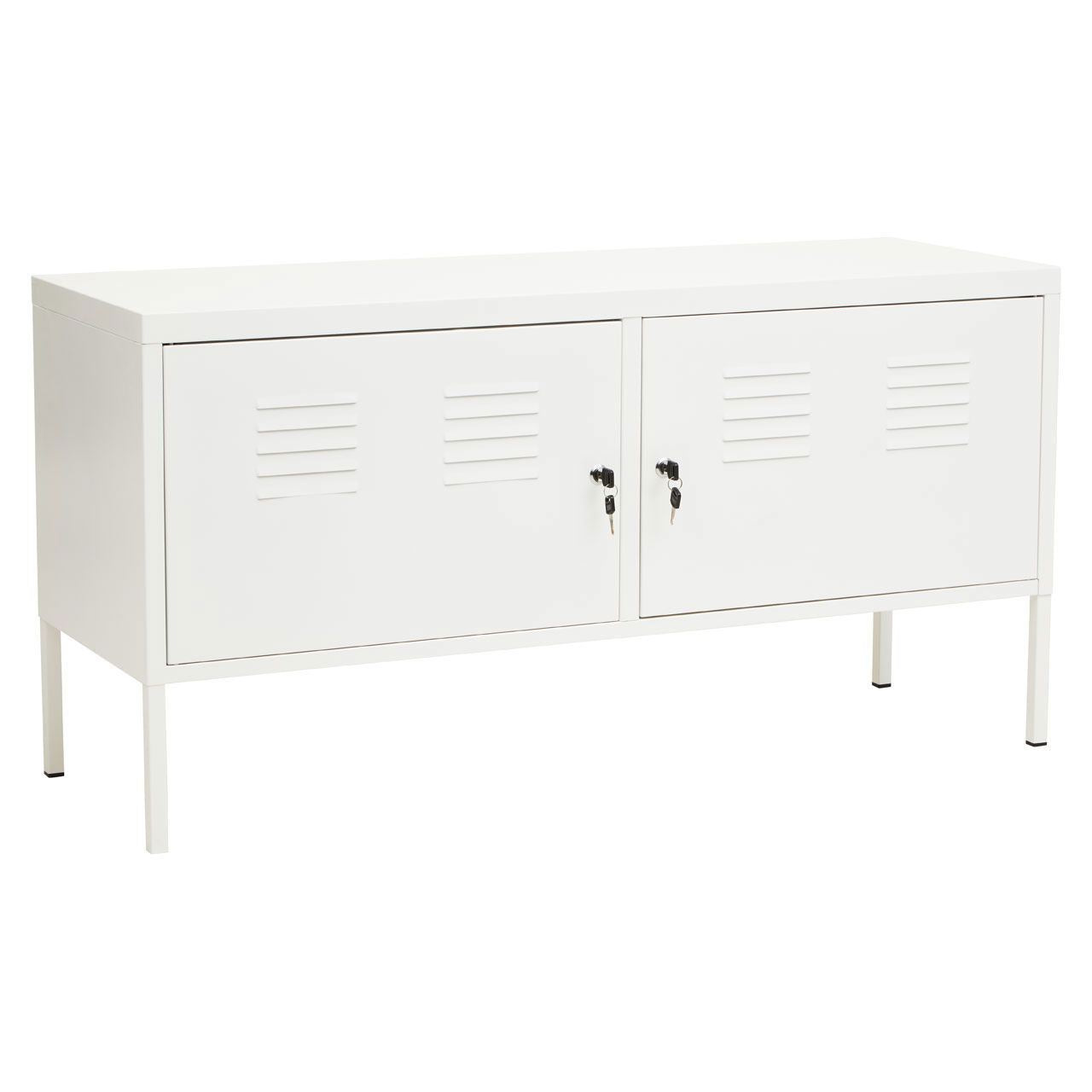Two Door Locker Sideboard - Low - Not A Boring Box