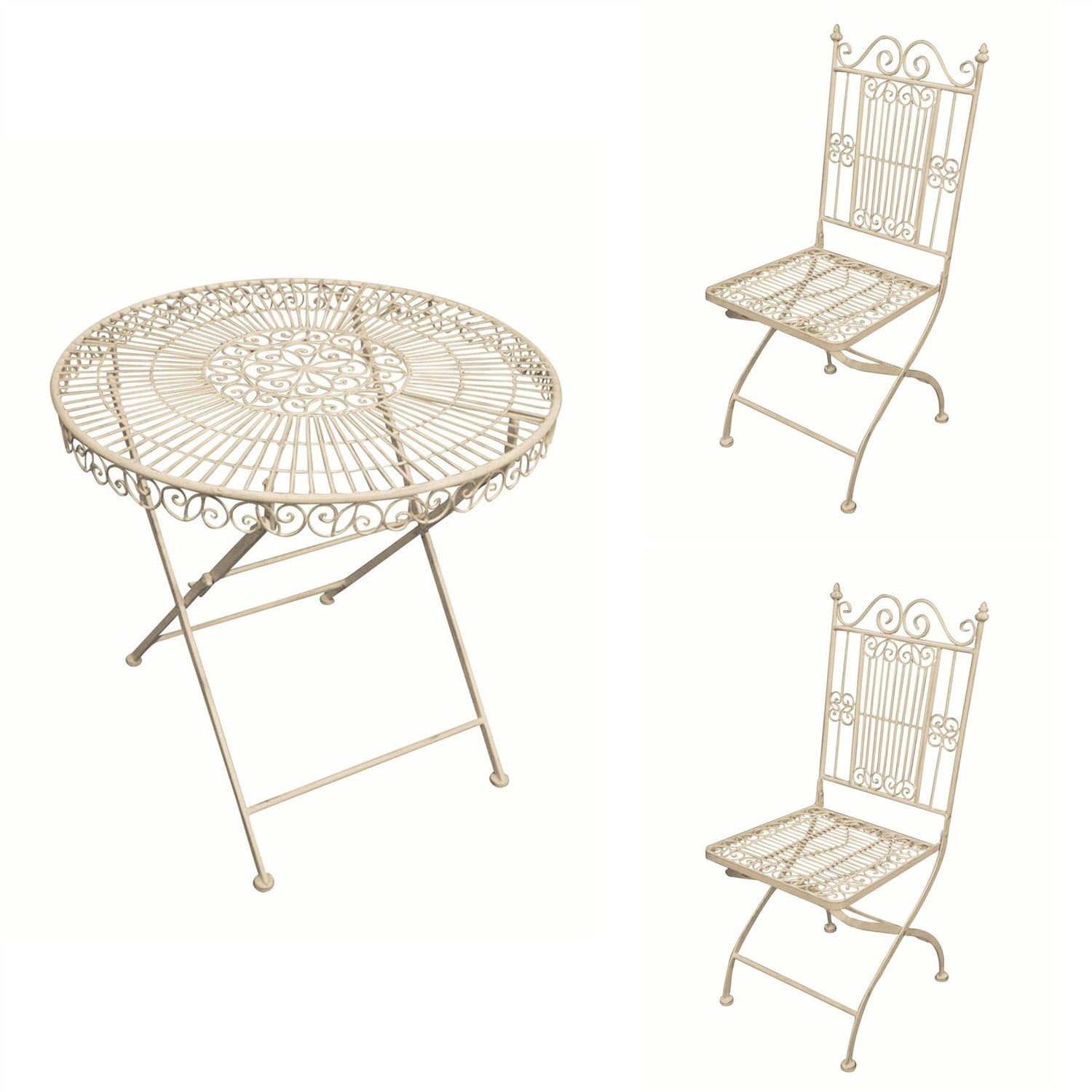 Folding Table & 2 Chairs - Oxton