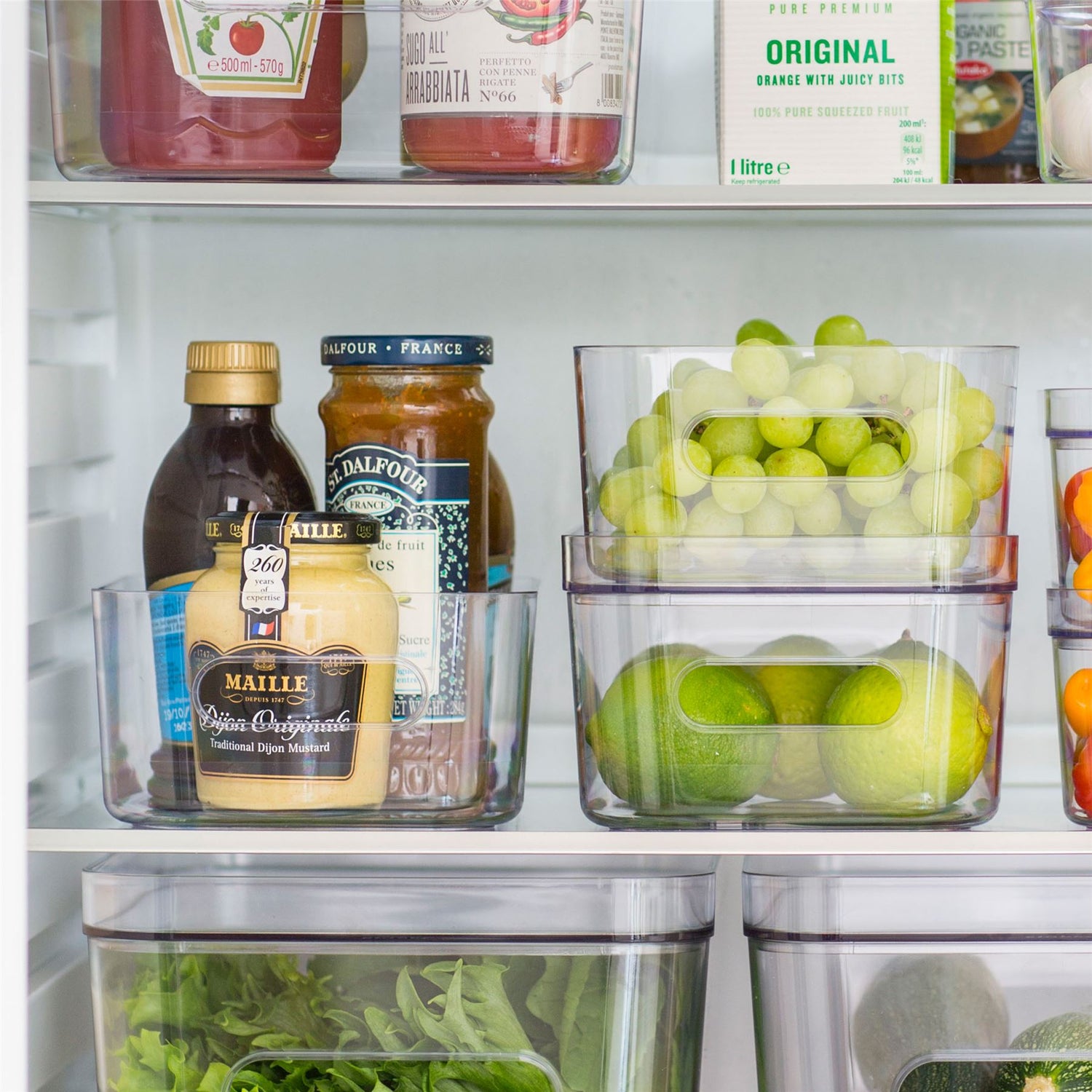 Stacking Lidded Fridge Storage Box - Small - Not A Boring Box APFE
