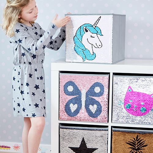 Reversible Sequin Storage Box - Not A Boring Box APFE