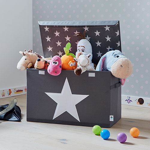 Kids Toy Storage Chest Grey - Not A Boring Box