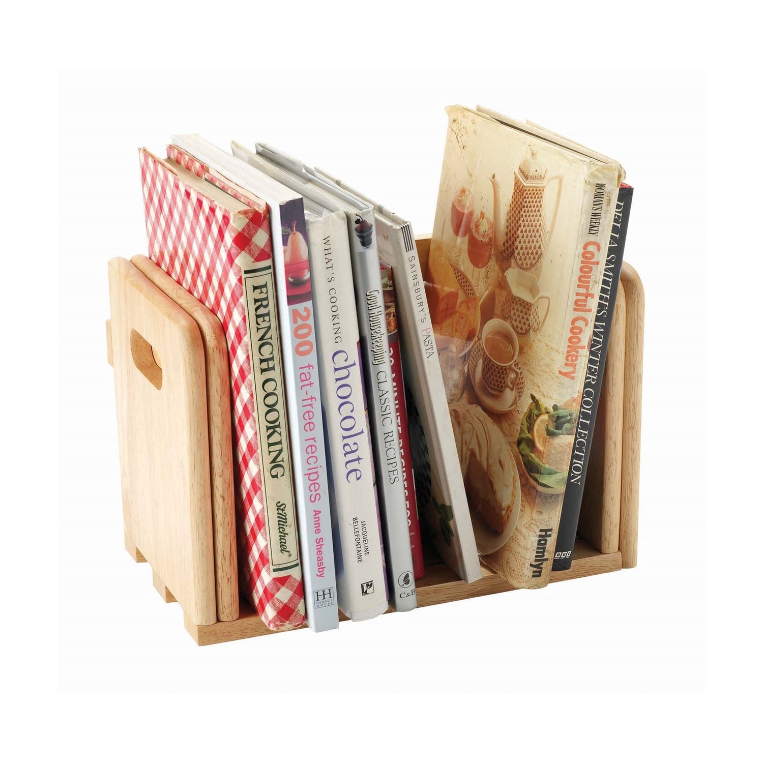 Expanding Wooden Cookbook Holder